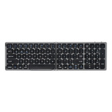 Teclado Plegable Bt Inalámbrico Portátil Gris