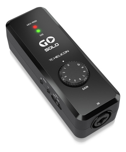 Interface De Audio Portátil Tc Helicon Go Solo P Celulares S