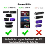 1-clicktech Ikutv Control Remoto Para Roku Tvs Tcl/hisense/o