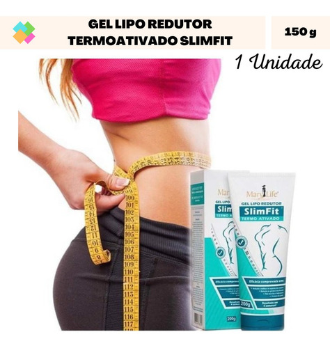 Gel Lipo Redutor Queima Gordura Seca Barriga Emagrecedor