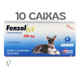 Fenzol Pet 500 Mg Vermífugo Agener - Kit Com 10 Caixas