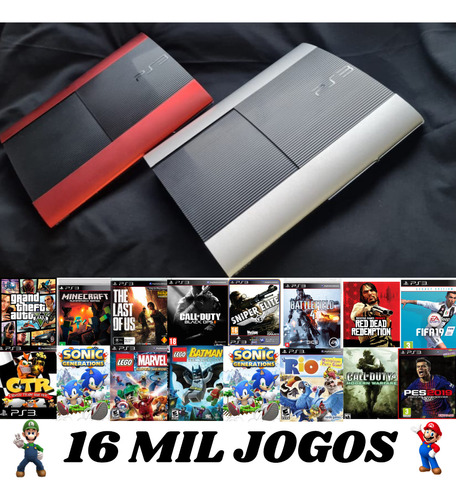 Sony Playstation 3 Super Slim 250gb Standard Cor Charcoal Black