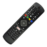 Controle Remoto Compativel  Tv Philips Smart Tecla Netflix 