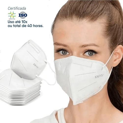 4 Máscaras Kn95/pff2 - Proteção Extra 5 Camadas Respiratória