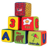Juguete Bebe Cubos Didácticos Colores Letras Números Espuma