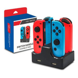 Base De Carga 4 En 1 Compatible Con Nintendo Switch Joycon