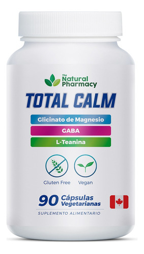 Total Calm Sueño Ansiedad Glicinato Magnesio Gaba Teanina