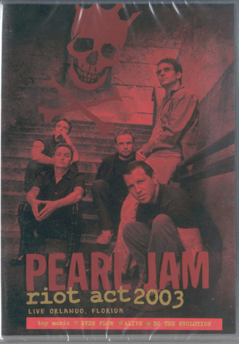 Pearl Jam Riot Act 2003 Live Orlando Dvd Novo Com 27 Músicas