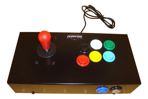 Joystick Arcade Para Sega Génesis 9 Pines Playcade 8 Botones