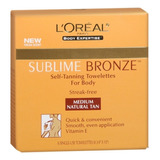 L'oreal Paris Sublime Bronze Autobronceador Toallitas 6 Unid