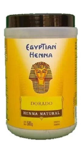 Egyptian Henna Matizador Polvo X 500 Dorado