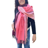 Chal Ruana Pashmina Poncho Norteño 