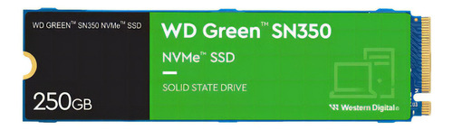Ssd M.2 250gb Western Digital Nvme 2280 Pcie Gen3 2400mb/s