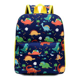 Bolsa De Dinossauro Infantil Pré-escolar Meninos E Meninas X