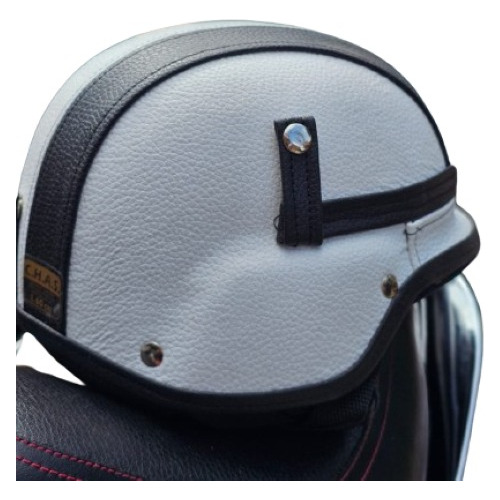 Casco Americano Blanco Con Negro - Portalvendedor