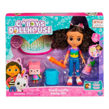 Gabby Dollhouse Muñeca + Figura Box Cat Dibujan C/ Acces Ed