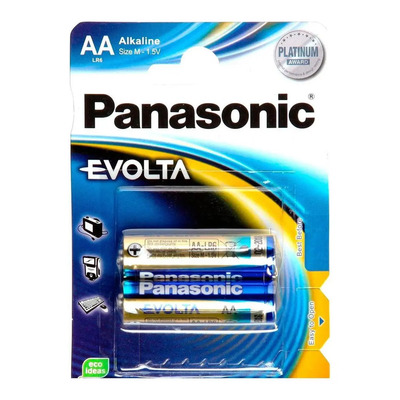 Pila Panasonic Evolta Alcalina Aa Con 2 1.5v Lr6 | MercadoLibre
