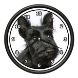 Reloj Pared Perros Beagle Y Scottish Terrier