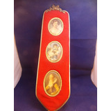 Antique, Bello Camafeo Triple Imagen, Origen Europeo