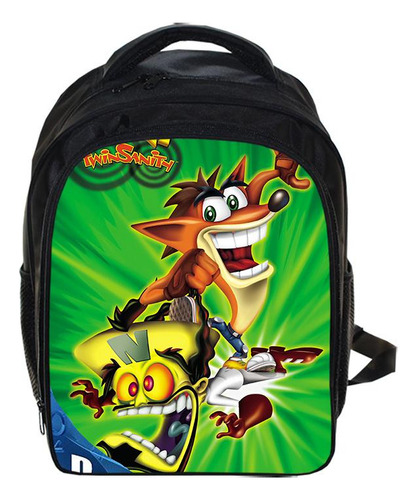 Mochila De 13 Pulgadas Game Crash Bandicoot De Dibujos Anima