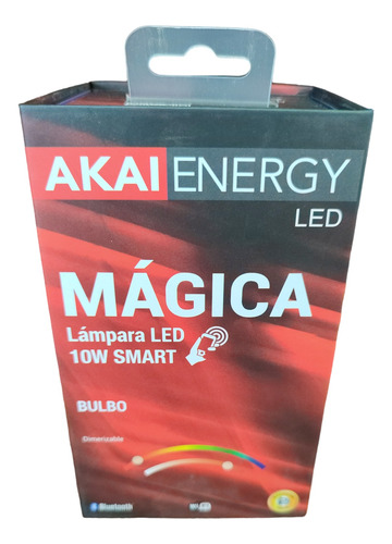 Lámpara Led Wifi Smart E27 10w Rgb Akai