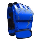 Guantes Mma Vale Todo Ufc Kick Boxing Wolon Standar Azul