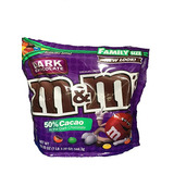 M & M De Caramelos De Chocolate Oscuro Tamaño De La Familia 