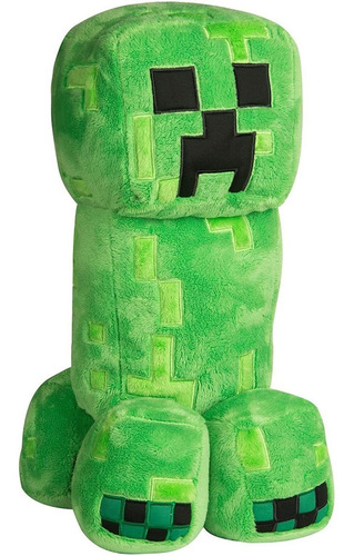 Jinx Minecraft Grand Adventure Creeper Peluche Juguete, Verd