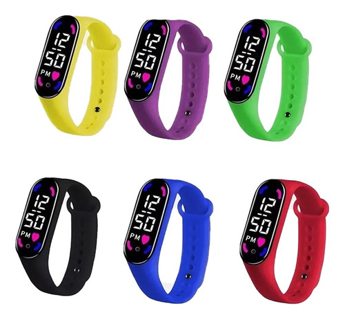 Lote 10 Reloj Pulsera Led Mayoreo Barato Proveedor Surtidos 