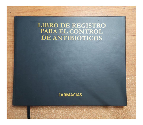 Libro De Registro De Control De Antibióticos Para Farmacias.