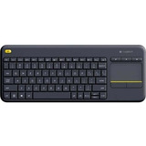 Teclado Sem Fio C/ Touchpad K400 Plus Preto Abnt2 - Logitech