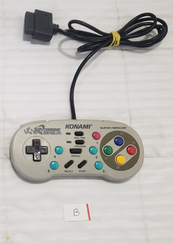 Controle Konami Command Controller P/ Sfamicom Todo 100%!!!