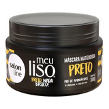 Máscara Matizadora Preto Nada Basico Meu Liso Salon Line