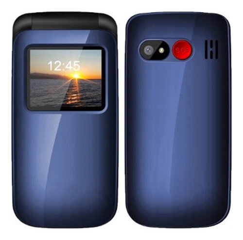 Celular Senior Tecnolab 4g Tl456 Shell Shape Azul