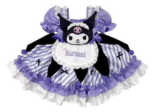 Vestido Kuromi Kitty Cat Princesa Lori Para Meninas