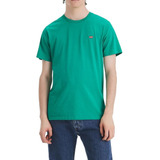 Remera Levis Verde Botella Hombre Logo Chico Original!