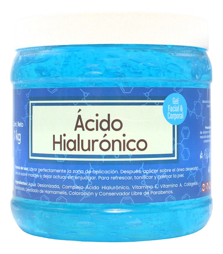 Gel De  Ácido Hialurónico Anti Arrugas 1 Kilo Tipo De Piel Todo Tipo De Piel Productos Mart Mexico