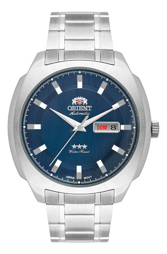 Relógio Orient Masculino Automático 3 Estrelas F49ss022 D1sx