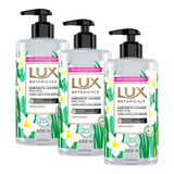 Kit 3 Sabonetes Líq Lux Capim-limão & Frangipani 500ml