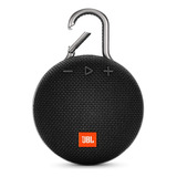 Parlante Jbl Clip 3 Portátil Con Bluetooth Waterproof  Midnight Black