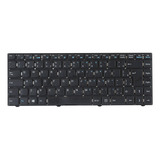 Teclado Para Notebook Cce 82r-14f121-4211 - Preto, Wifi F4, 