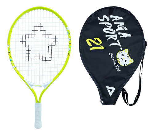 Raqueta De Tenis Para Niños Pequeños Starter Kit 21 Amarillo