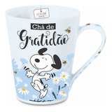 Caneca 300 Mls Em Porcelana Snoopy Gratidão - Xícaras 