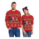 Sueter Navideño Ugly Sweater Navidad Pareja, 2 Unidades