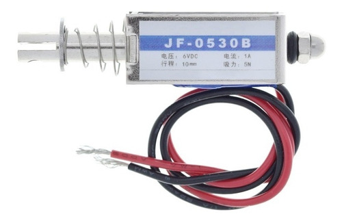 Solenoide Lineal De 10mm, Dc 12v Jf-0530b Marco Abierto