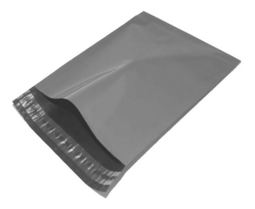 Saco Cinza Correio Envelope Plastico Pequeno Cinza 12x18 100