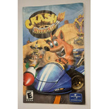 Crash Nitro Kart Playstation 2 Instructivo Manual Booklet