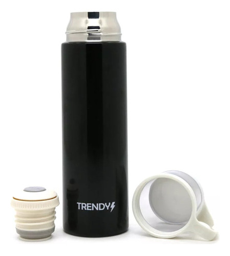 Termo Trendy 500 Ml Acero Doble Capa Pico Cebador + Vaso * 