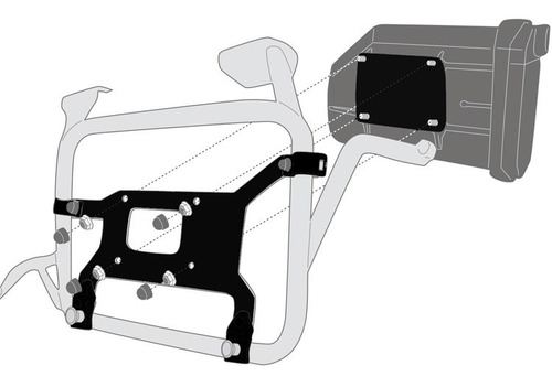 Soporte Para Caja De Herramientas S250 Givi Tl1178kit Bamp