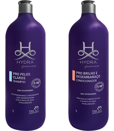 Shampoo Pelos Claros 1 L + Cond. Brilho E Desembaraço 1 L Fragrância N/d